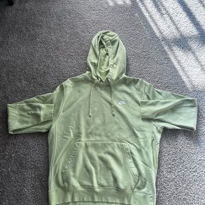 Mens green Nike hoodie